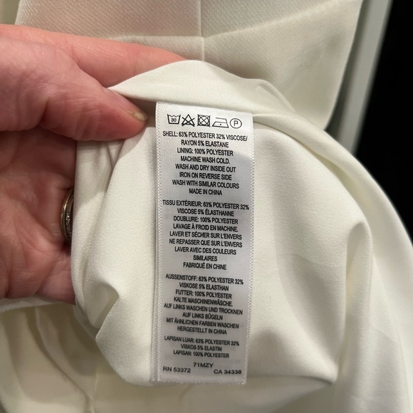 FRENCH CONNECTION NWT Whisper Cut Out High Square Neck Dress White Sz 0 - Picture 5 of 7